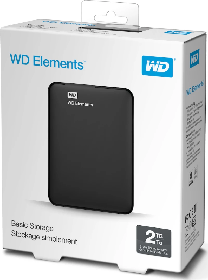 Western Digital Elements Portable 2TB