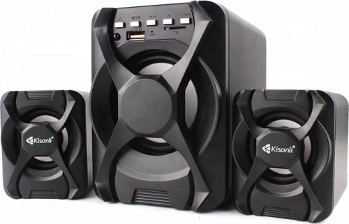 Ηχεία Kisonli U-2500Bt, Bluetooth, 5W+3Wx2 Usb, Μαυρο - 22115