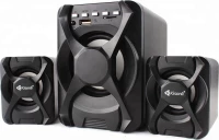 Ηχεία Kisonli U-2500Bt, Bluetooth, 5W+3Wx2 Usb, Μαυρο - 22115
