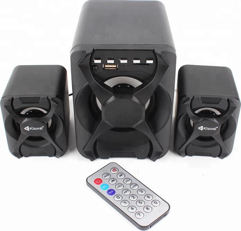 Ηχεία Kisonli U-2500Bt, Bluetooth, 5W+3Wx2 Usb, Μαυρο - 22115