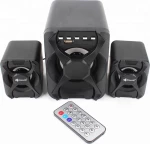 Ηχεία Kisonli U-2500Bt, Bluetooth, 5W+3Wx2 Usb, Μαυρο - 22115