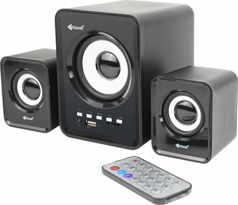 Ηχεία Kisonli U-2800Bt, Bluetooth, 5W+2X3W, Usb, Μαυρο - 22151