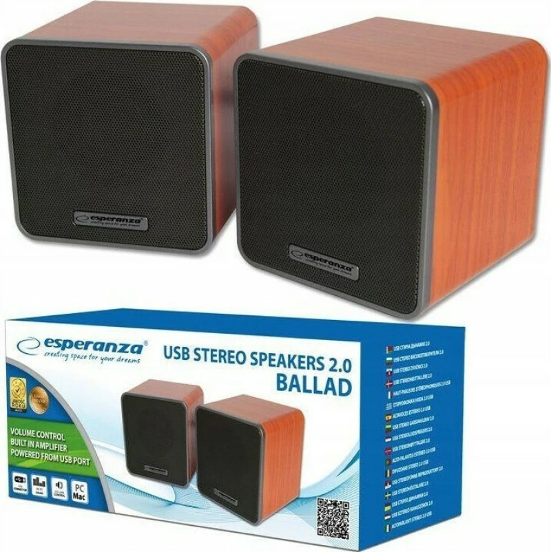 Esperanza Ep152 Speaker Set 2.0 Usb 5 W