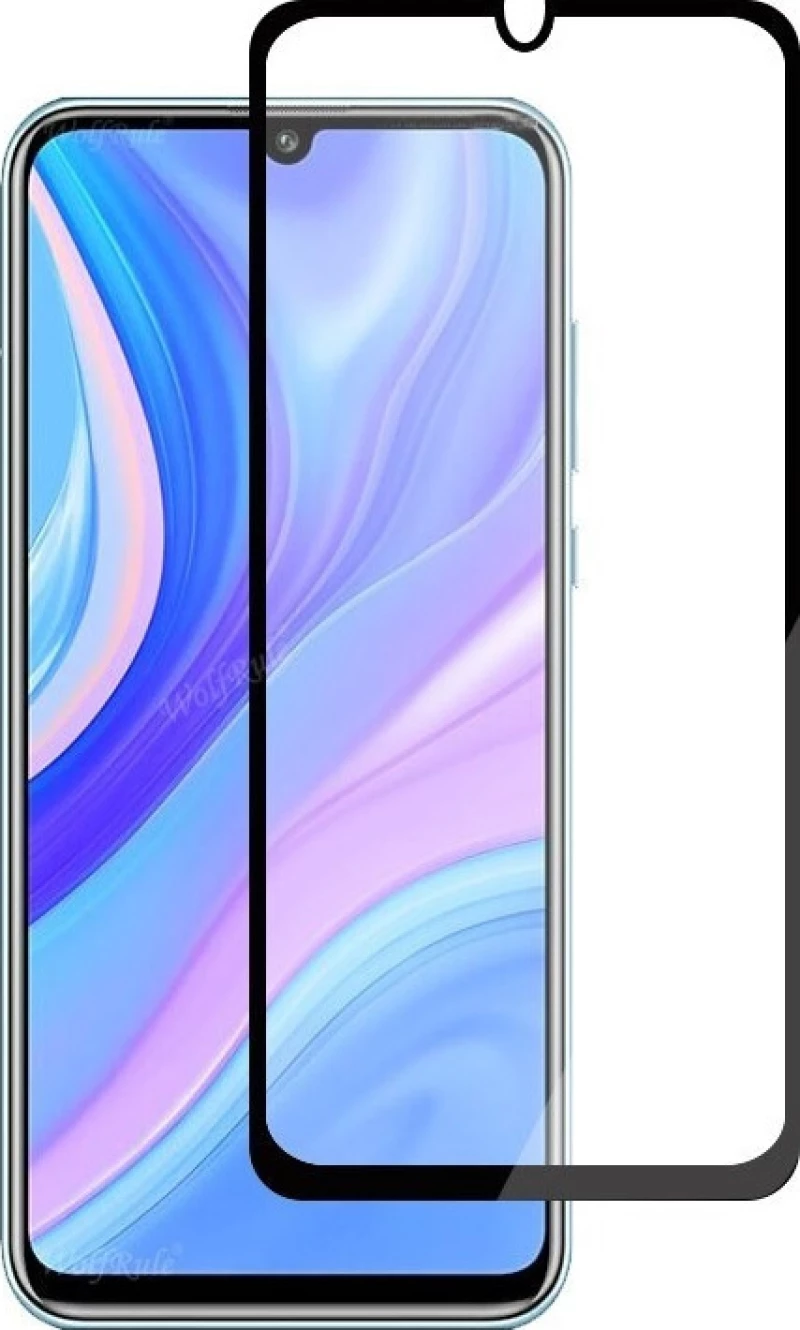 Tempered Glass Protect για Huawei Y6p - Black (OEM)