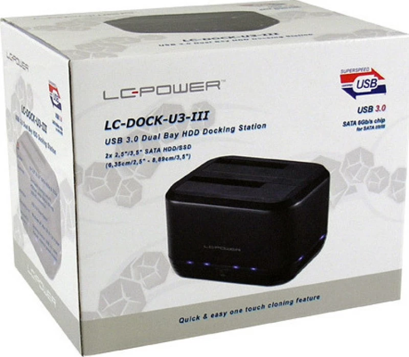 Lc-Power Hd Dock 2.5/3.5 Usb3.0 Sata Lc-Dock-U3-Iii