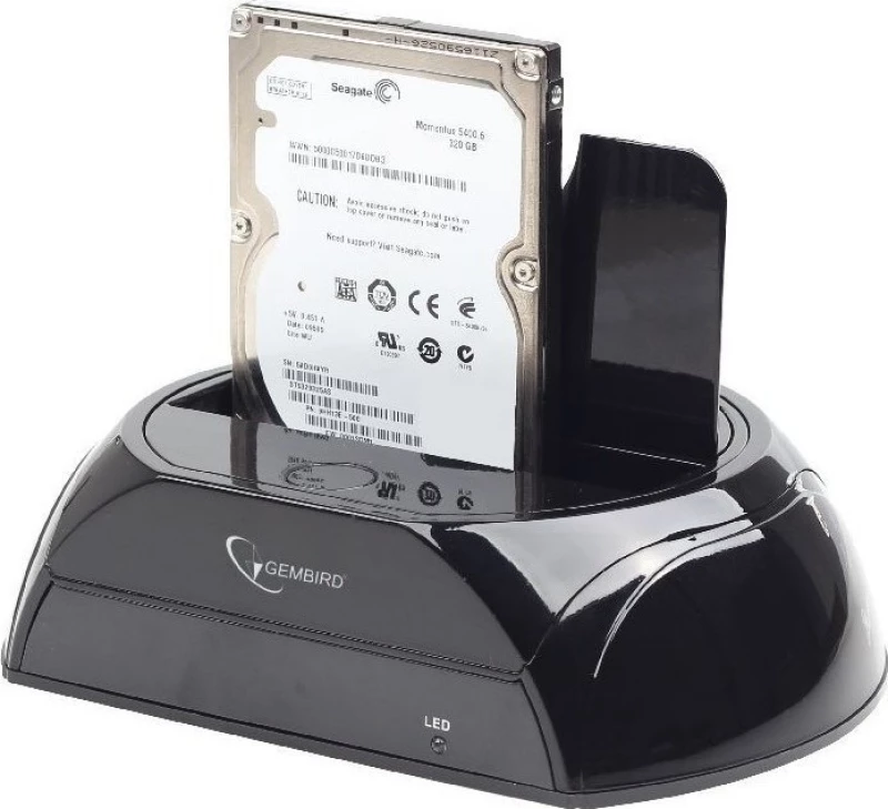 Gembird HD32-U3S-2 storage drive docking station Black