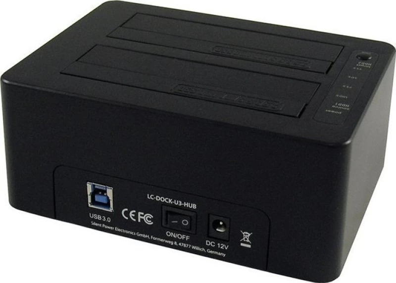 Lc Power Lc-Dock-U3-Hub Hdd Docking Station