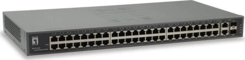Network Switch Levelone 50X Fe Fgu-5021 2Xgsfp 19"