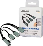 USB Hub LogiLink 3-Port 2xUSB2.0AF + 1xUSB3.0AF