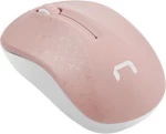 Natec Toucan Ασύρματο Ποντίκι Pink/White
