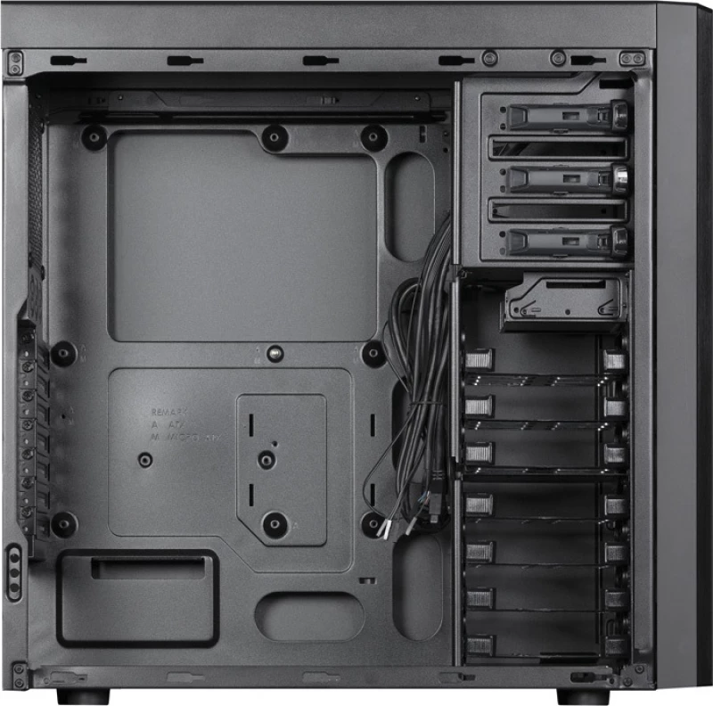 Chieftec CW-01B-OP κουτί υπολογιστή Tower Μαύρος (Μαύρο)