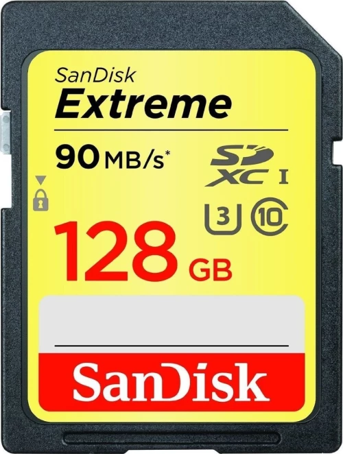 Sandisk Extreme SDXC 128GB U3 (90MB/s)