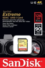 Sandisk Extreme SDXC 128GB U3 (90MB/s)