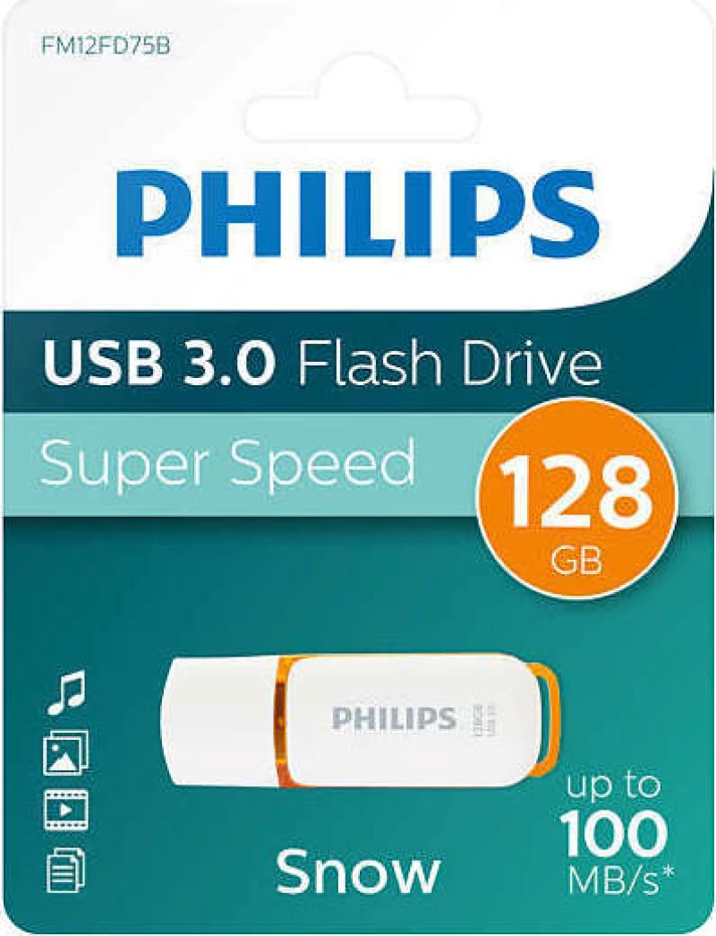 Philips Snow 128GB USB 3.1 Orange