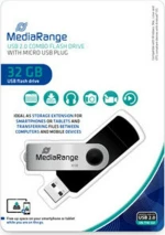 MediaRange Combo Flash 32GB USB 2.0