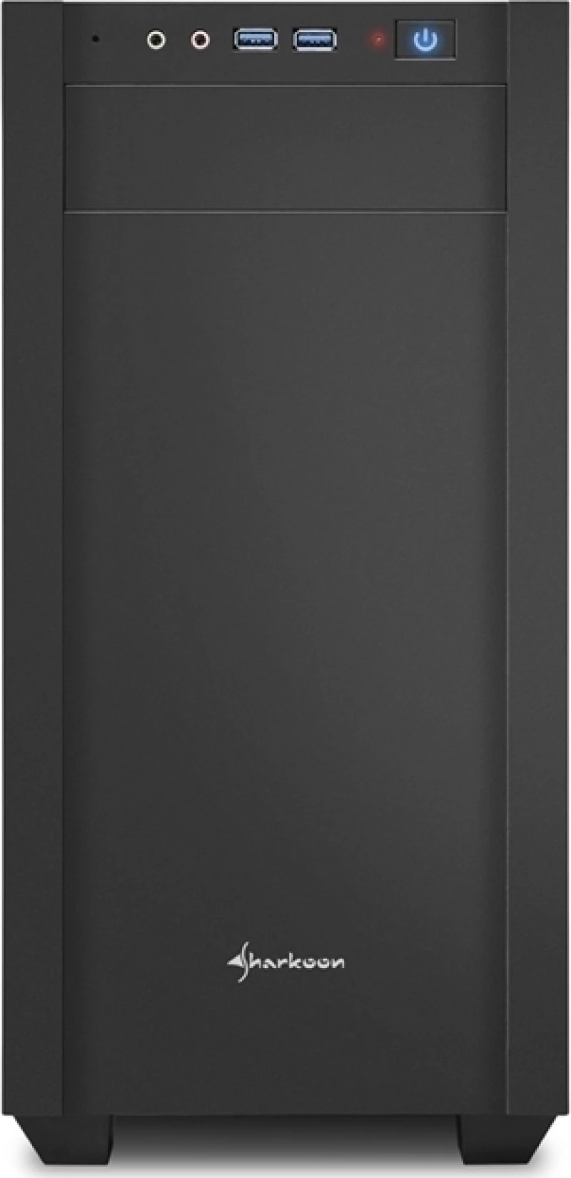 Sharkoon S1000 Πύργος Μαύρος (Μαύρο)