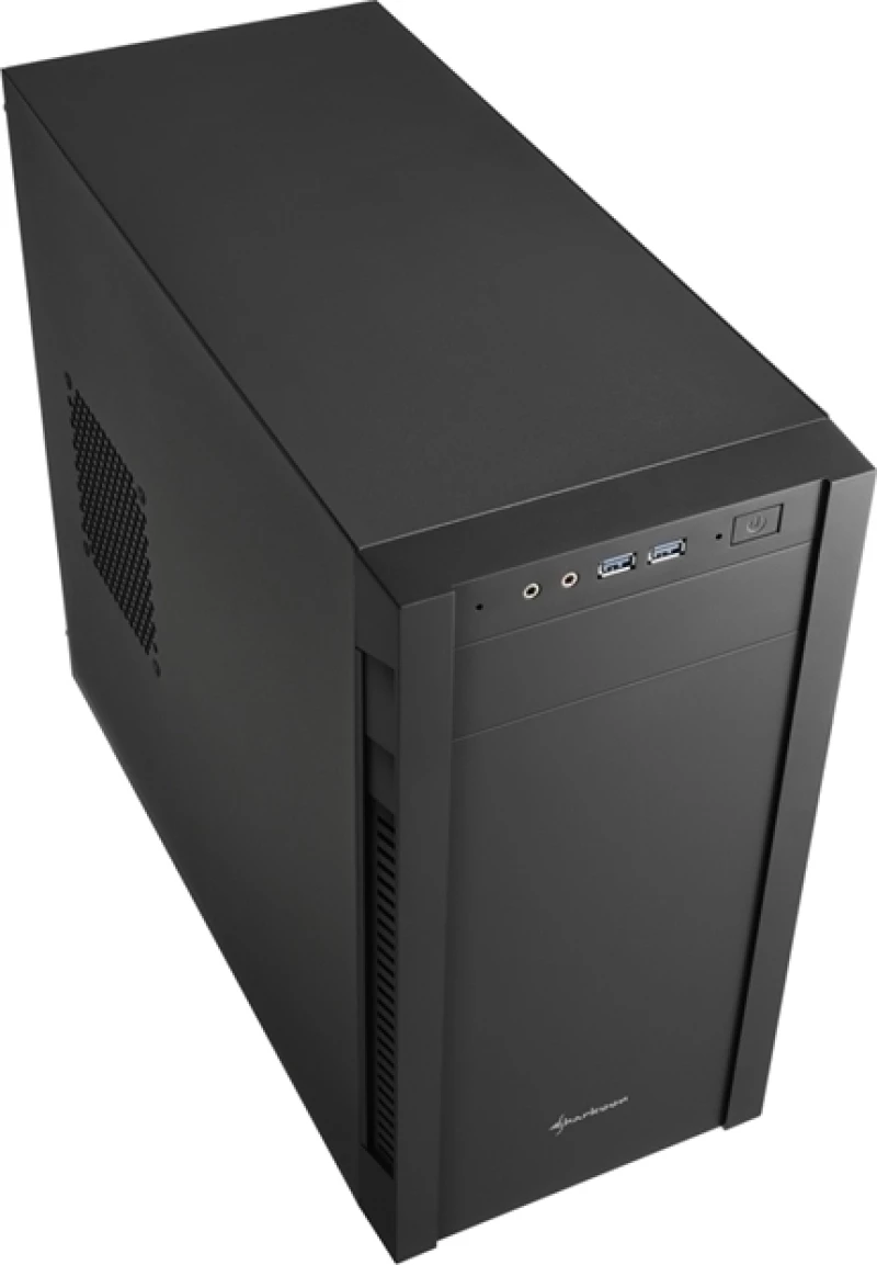 Sharkoon S1000 Πύργος Μαύρος (Μαύρο)