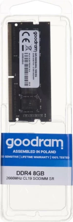 GoodRAM 8GB DDR4-2666MHz (GR2666S464L19S/8G)