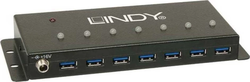 Lindy 7 Port Industrial USB 3.0 Hub