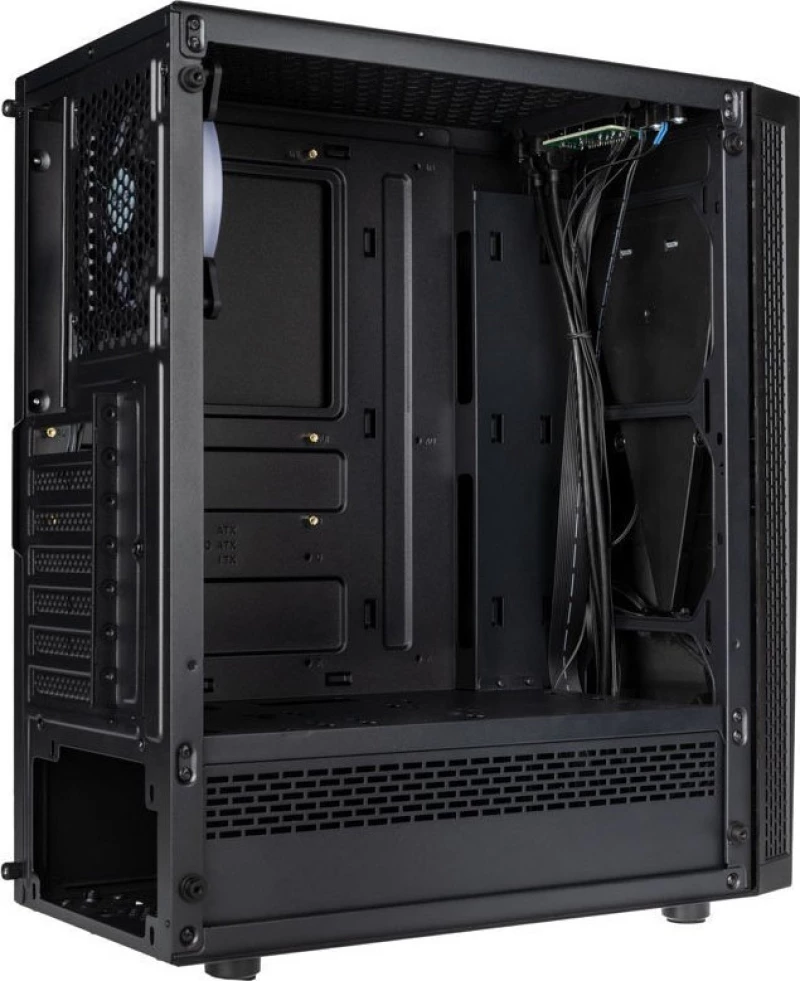 Kolink Void Rgb Midi-Tower - Black - Tempered Glass Window