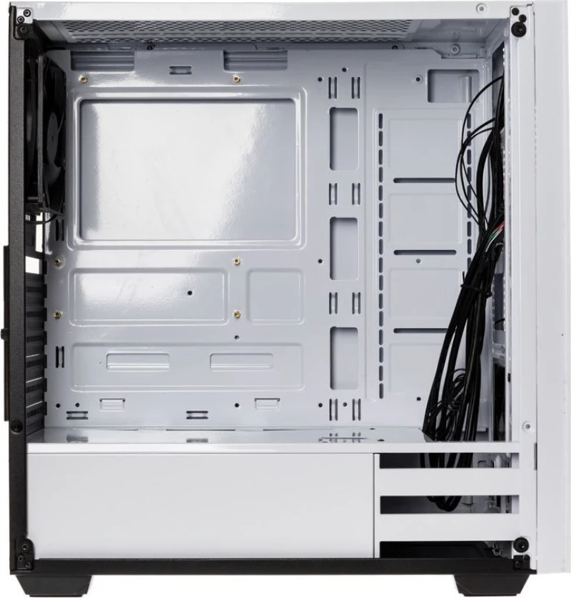 Kolink Stronghold Midi-Tower, Tempered Glass PC Case - white