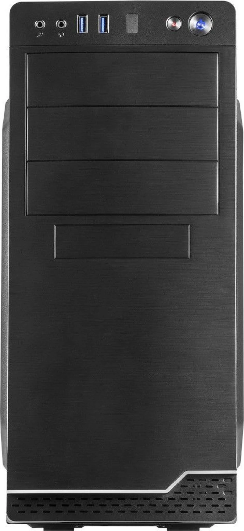 Inter-Tech It-5916 Πύργος Μαύρος (Μαύρο) 500 W