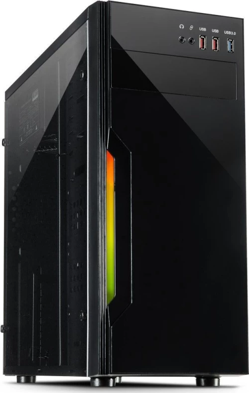 Inter-Tech B-42 Rgb Πύργος Μαύρος (Μαύρο)