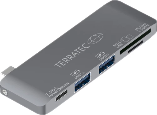 Docking Station Terratec Connect C7 Type-C Type-C Usb3.0 Cardreader