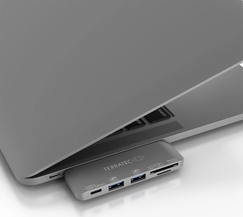 Docking Station Terratec Connect C7 Type-C Type-C Usb3.0 Cardreader