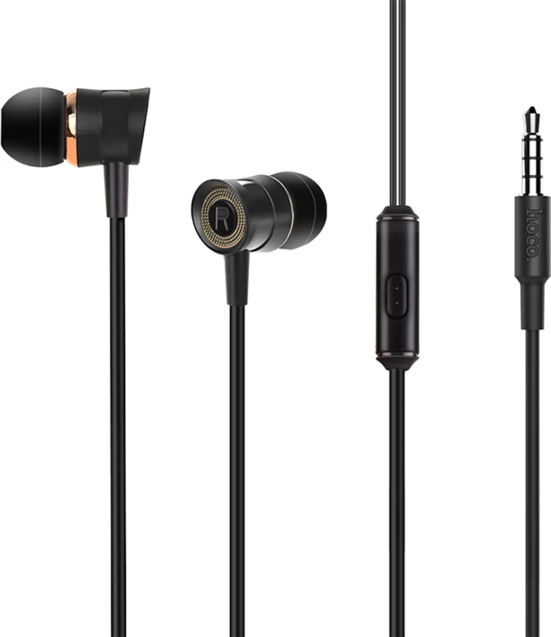 Hoco M37 Pleasant Sound In-ear Handsfree με Βύσμα 3.5mm Μαύρο