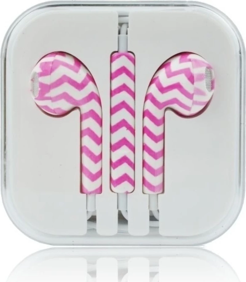 Stereo Earpods (Design 4) In-ear Handsfree με Βύσμα 3.5mm Πολύχρωμο