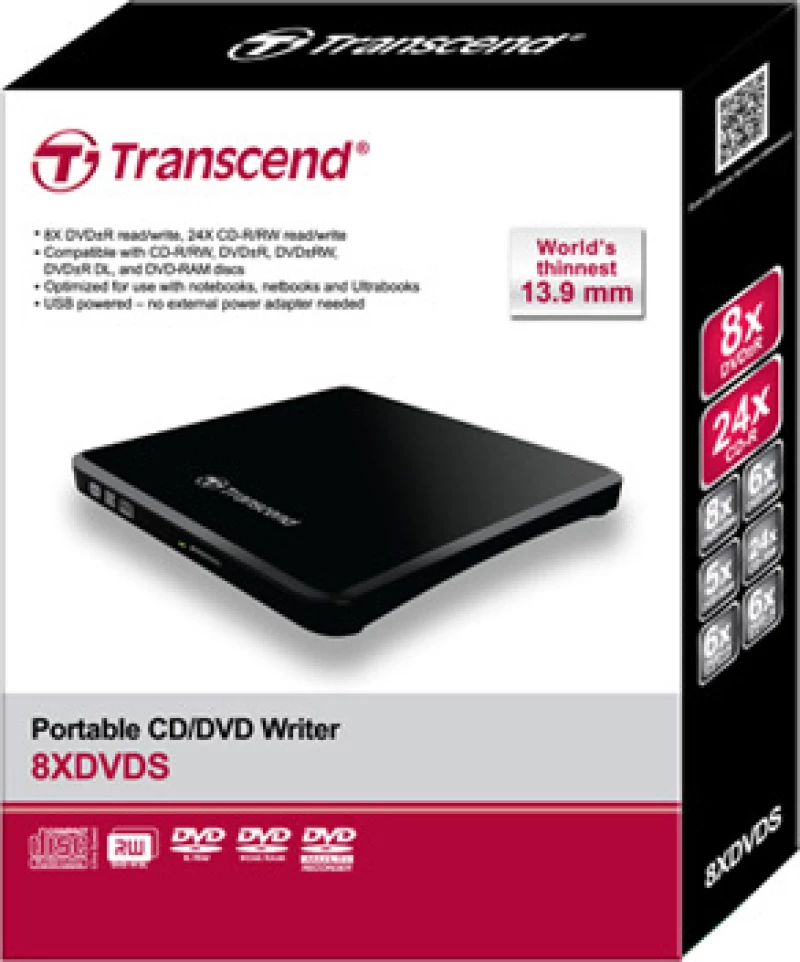 Transcend External Cd/Dvd Rewriter Usb 2.0