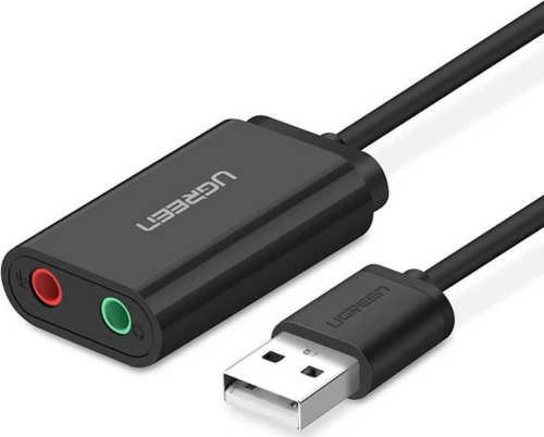 UGreen εξωτερική κάρτα ήχου 15cm 30724 (Μαύρο)