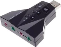 Powertech Usb Κάρτα Ήχου 7.1Ch, Με Έξοδο Μικρόφωνου Και Ακουστικού