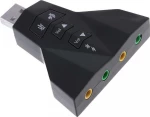 Powertech Usb Κάρτα Ήχου 7.1Ch, Με Έξοδο Μικρόφωνου Και Ακουστικού
