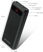 Awei P70K 20000mAh Μαύρο