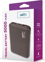 Setty GSM043159 5000mAh Μαύρο