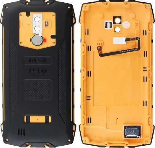 Blackview BV6800 Καπάκι Μπαταρίας με Ηχείο, Δακτυλικό Αποτύπωμα (YELLOW)