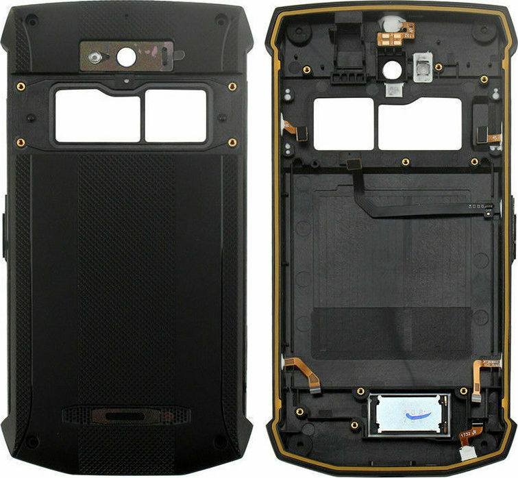 Πίσω Καπάκι Blackview BV8000 Pro Με Κουμπιά, Ηχείο, Μικρόφωνα, Δακτυλικό Αποτύπωμα (SILVER)
