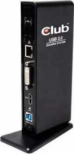 Hdd Docking Station Club3D Usb3 4Xusb2/2Xusb3/Hdmi/Dvi Black Retail