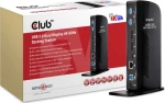 Docking Station Club3D 4K 60Hz Usb3 To6Xusb3/2Xdp/Lan/Audio Bl. Retail