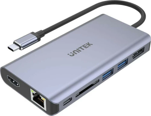 Unitek Uhub S7 Usb 3.2 Gen 1 (3.1 Gen 1) Type-C Grey