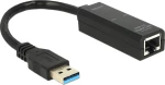 Delock Αντάπτορας Usb 3.0 Σε Rj45 62616, 1000Mbps, Μαύρος