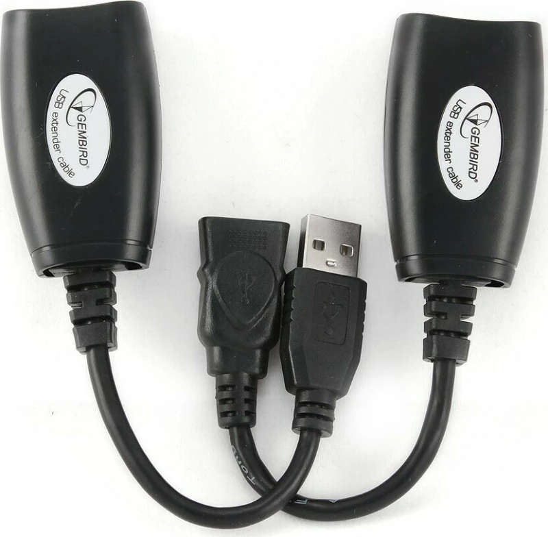 Gembird Usb Extender Up To 30 M Rj-45 Black