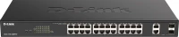 D-Link Dgs-1100-26Mpv2 Μεταγωγέας Δικτύου Διαχειρίσιμος L2 Gigabit Ethernet (10/100/1000) Poe Τροφοδοτικού Μαύρος (Μαύρο)