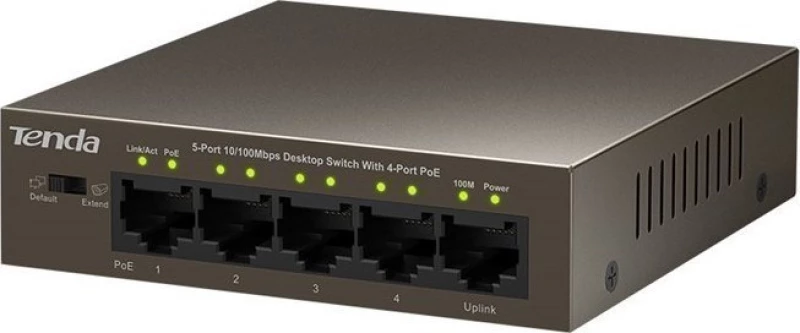 Fast Εthernet 5 Port Switch Tenda Poe Tef1105P Tef1105P