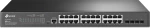 Tp-Link - Jetstream 24-Port Gigabit L2 Managed Switch With 4 Sfp Slots