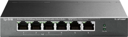 Switch Tp-Link Tl-Sf1006P V1 6-Port 10/100 Mbps Tl-Sf1006P