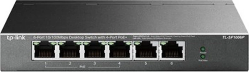 Switch Tp-Link Tl-Sf1006P V1 6-Port 10/100 Mbps Tl-Sf1006P