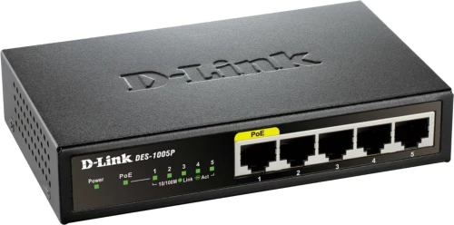 Dlink Dgs-1005P 5-Port 10/100/1000Mbps 4 Poe Ports